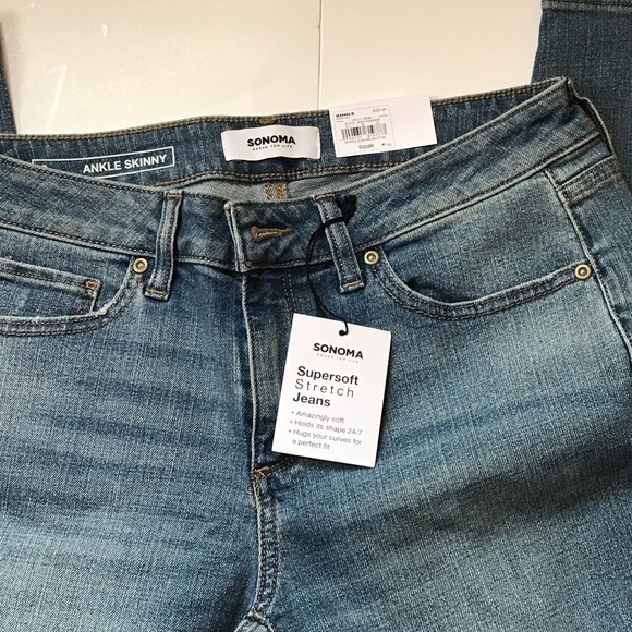 Sz 6 NWT | Sonoma Jeans| Ankle | Skinny | Stretch - Picture 2 of 10